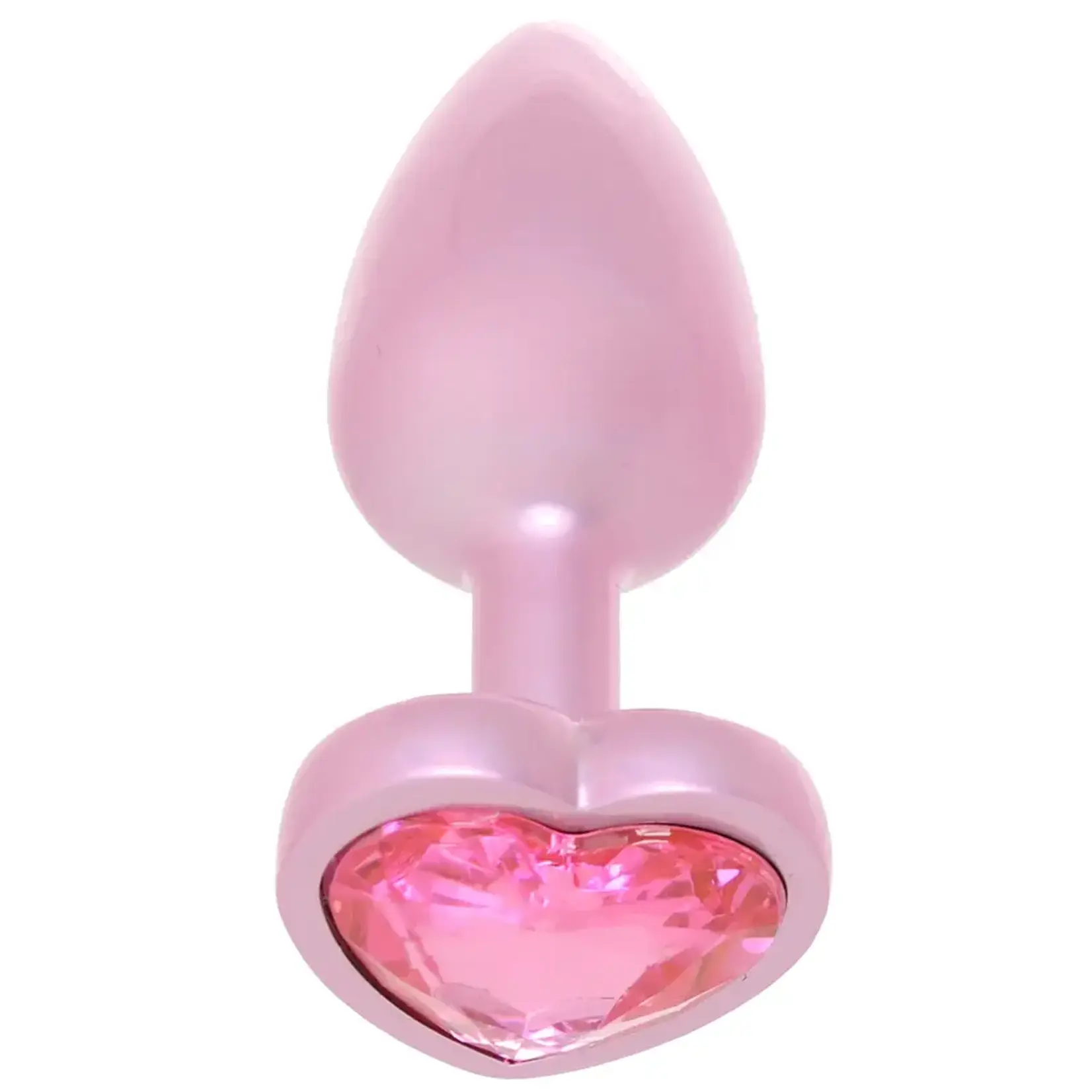 Doc Johnson Booty Bling Heart Diamond Jeweled Wearable Metal Plug