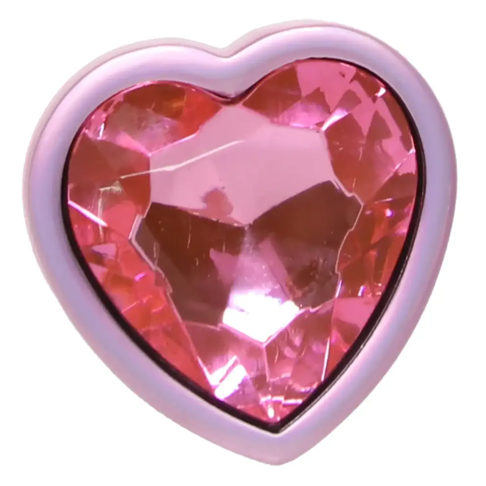 Doc Johnson Booty Bling Heart Diamond Jeweled Wearable Metal Plug