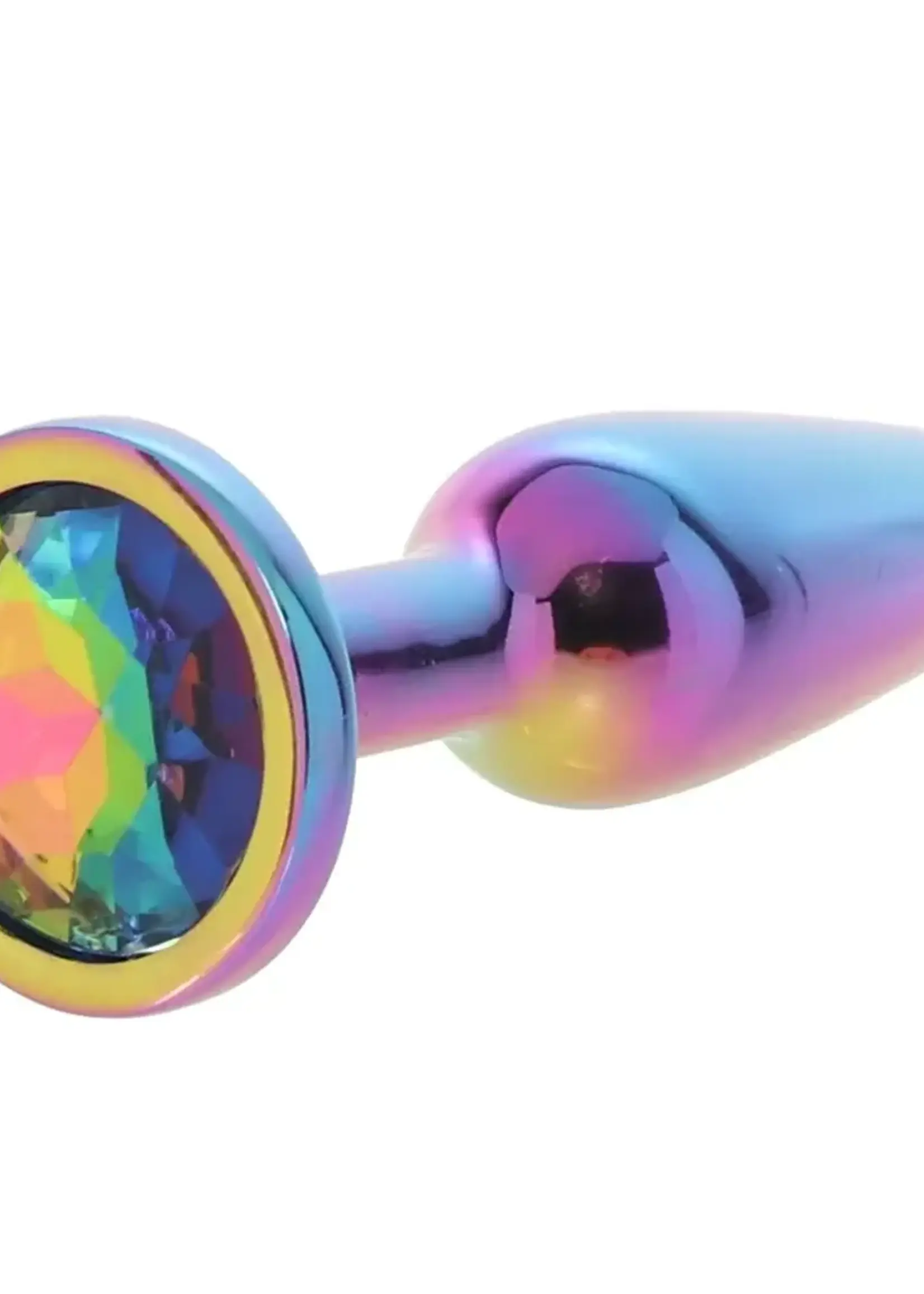 nsnovelties Rear Assets Tapered Multicolor Rainbow Gem