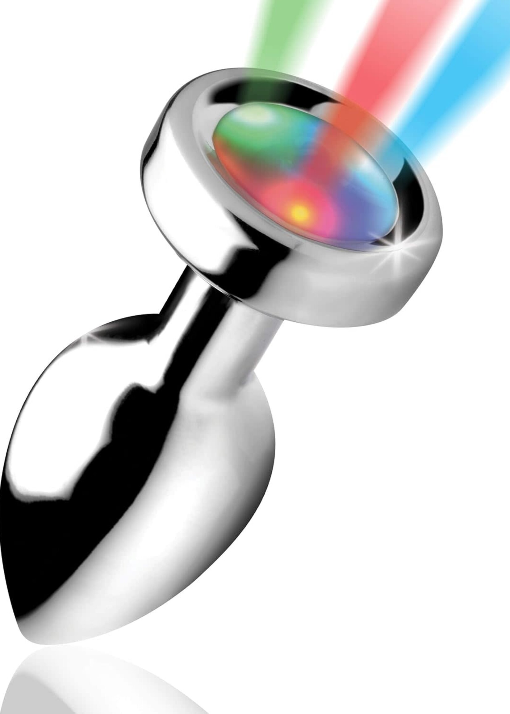 XR Brands Booty Sparks Booty Sparks Light Up Metal Anal Plug