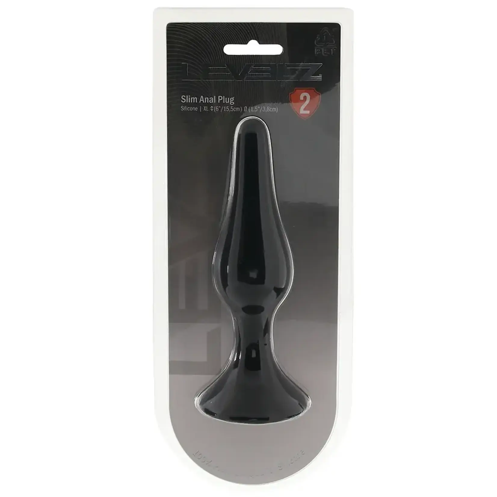 Shots Levelz Levelz Slim Silicone Anal Plug