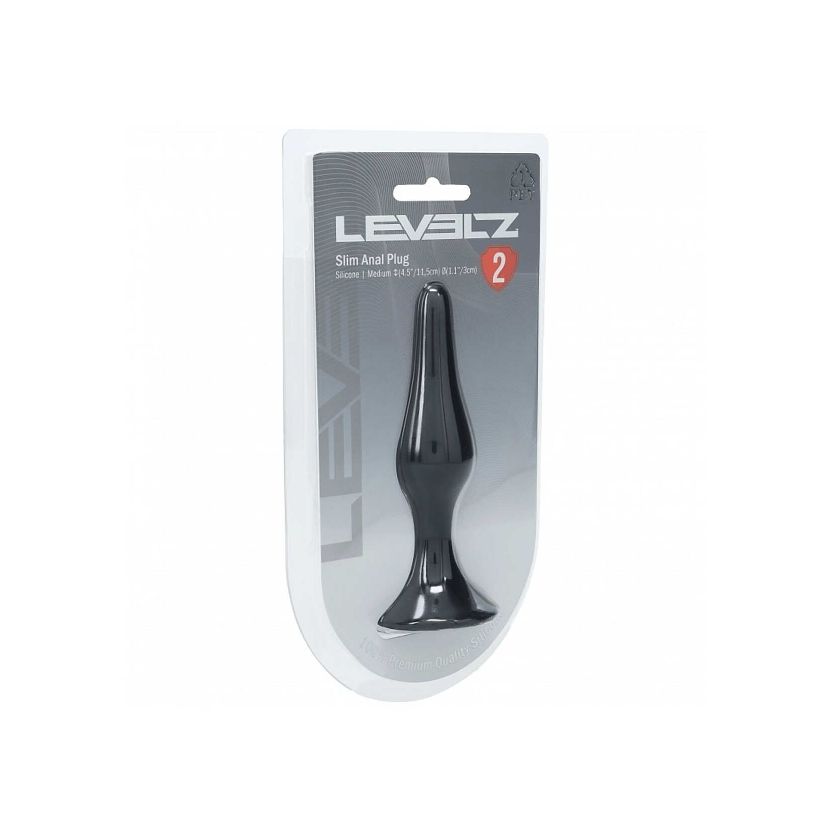 Shots Levelz Levelz Slim Silicone Anal Plug