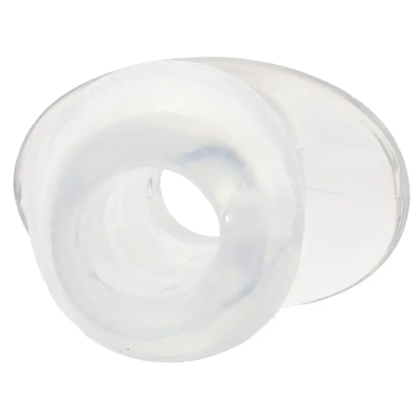 XR Brands Master Series Master Series Dicked Hollow Anal Plug - Clear
