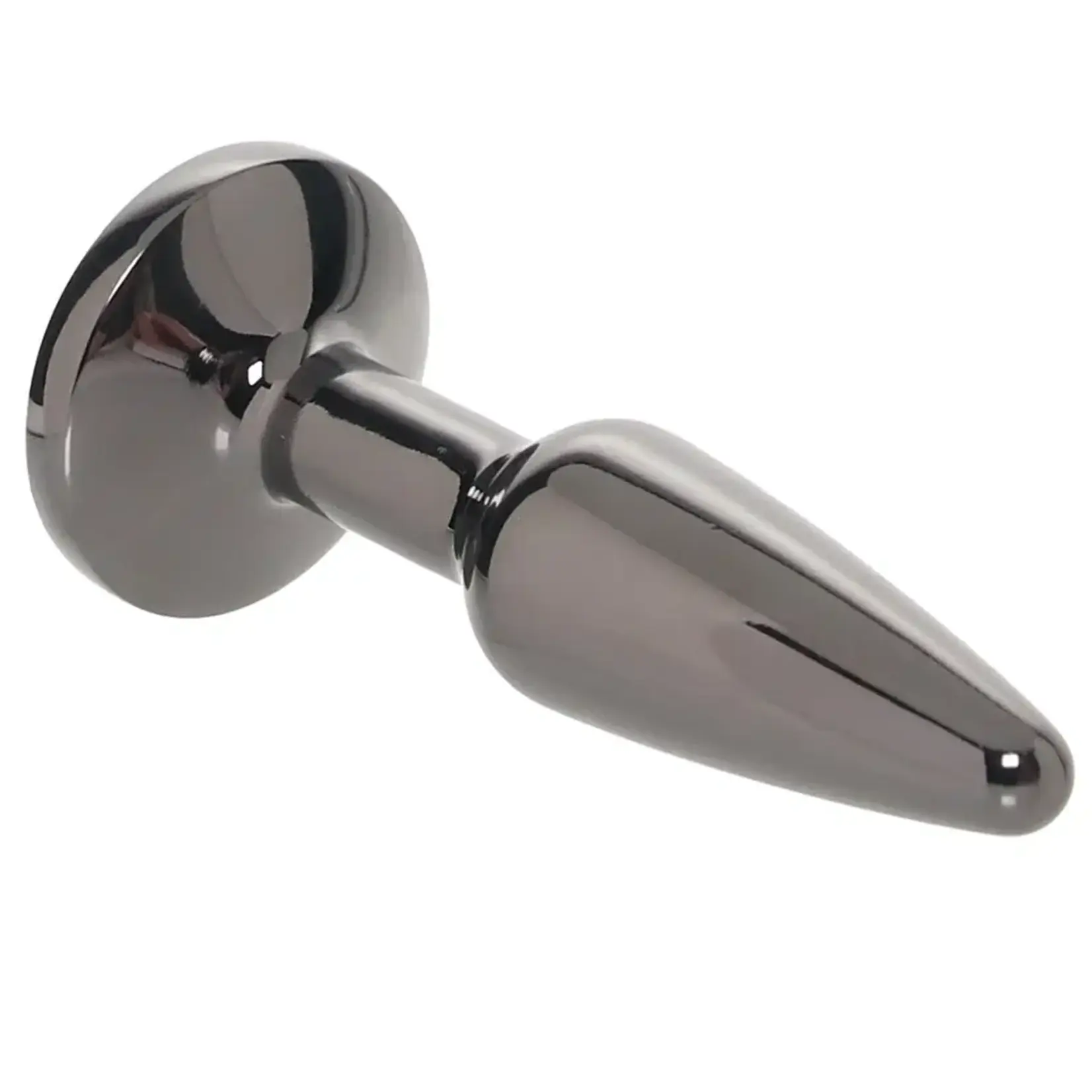 nsnovelties Rear Assets Chrome Tapered Anal Plug