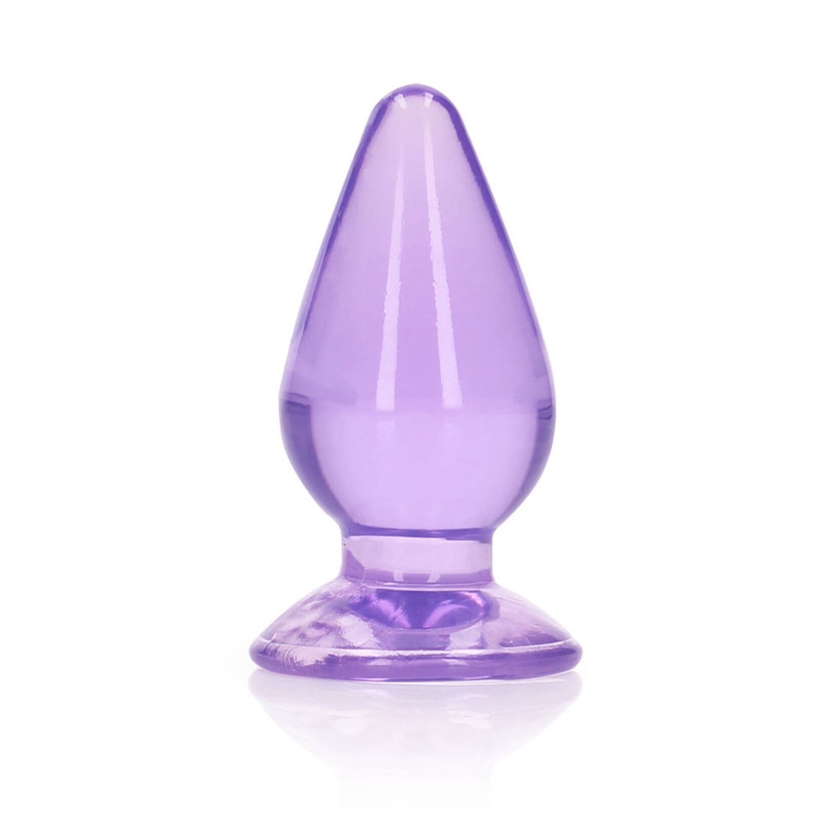 Shots RealRock Realrock Crystal Clear Anal Plug 3.5"