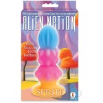 Icon Brands Alien Nation Sprite Silicone Anal Plug - Blue/Pink/Yellow