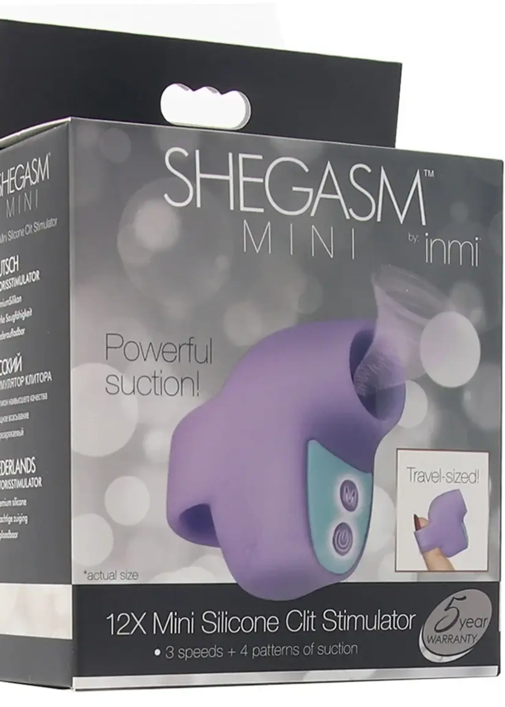 XR Brands Shegasm Shegasm Mini 12X Mini Silicone Clit Stimulator