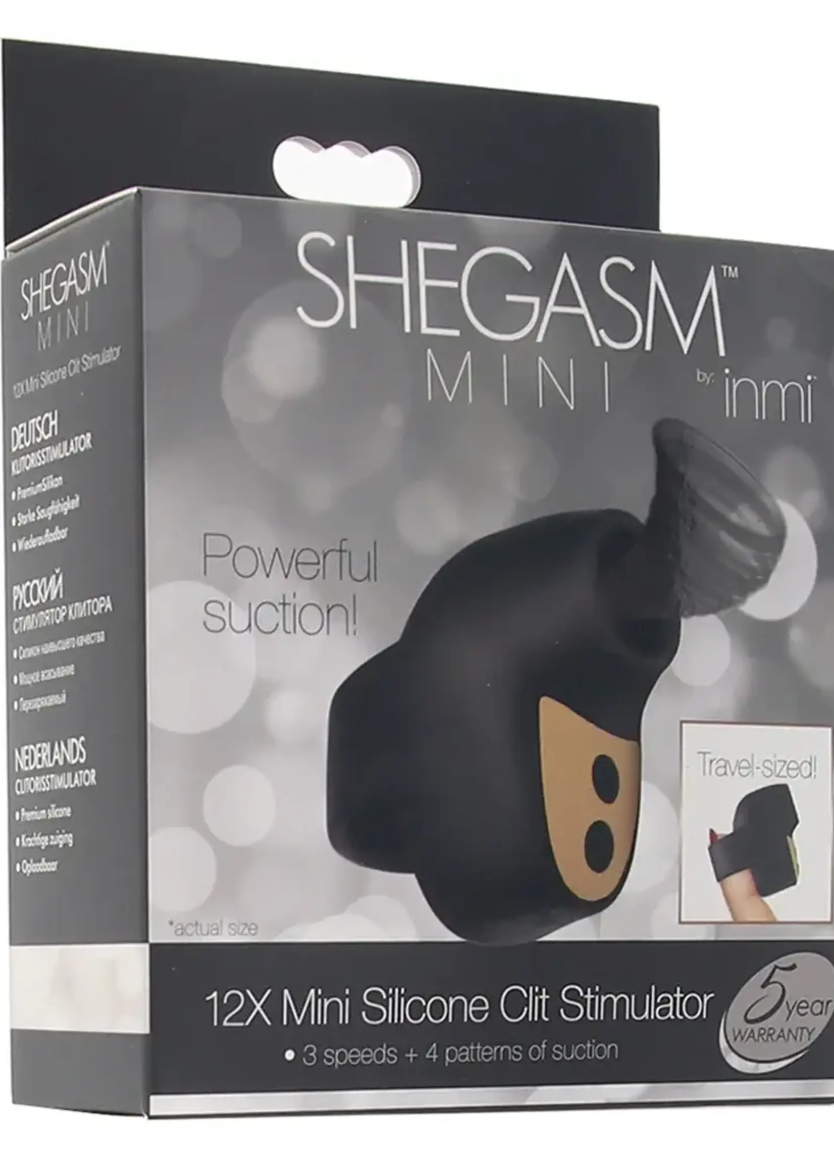 XR Brands Shegasm Shegasm Mini 12X Mini Silicone Clit Stimulator