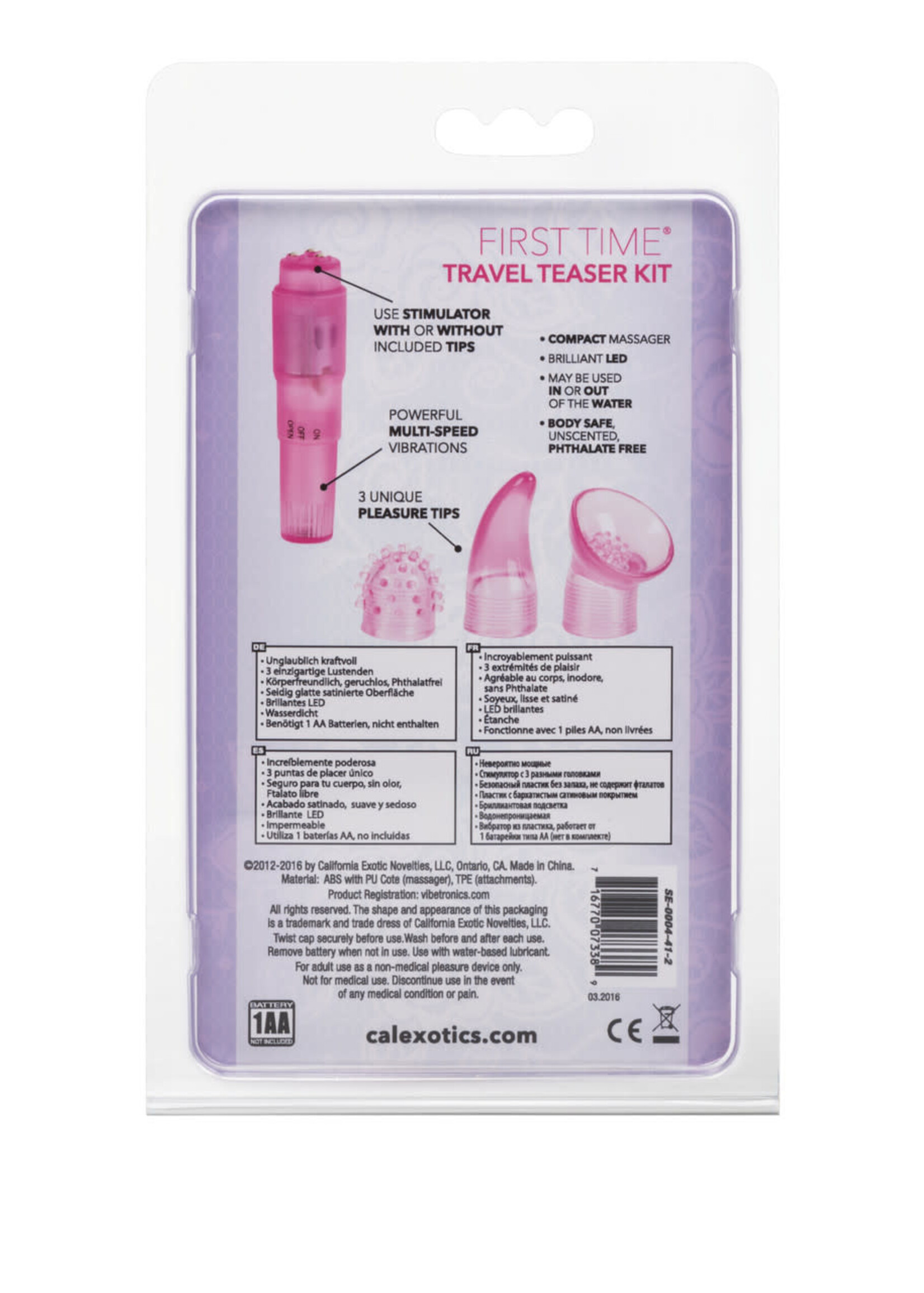 Calexotics First Time Travel Teaser Kit