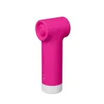 LOVENSE Lovense Fizz Dual-Head Rechargeable Silicone Clitoral Vibrator With Oral-Like Suction & Tapping - Pink/White