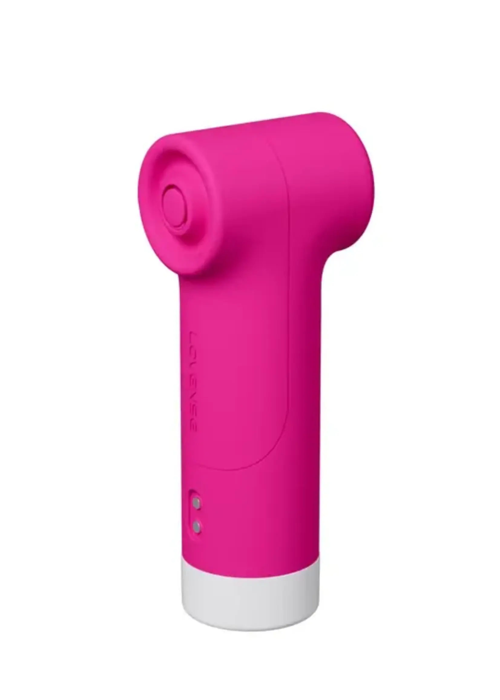 LOVENSE Lovense Fizz Dual-Head Rechargeable Silicone Clitoral Vibrator With Oral-Like Suction & Tapping - Pink/White