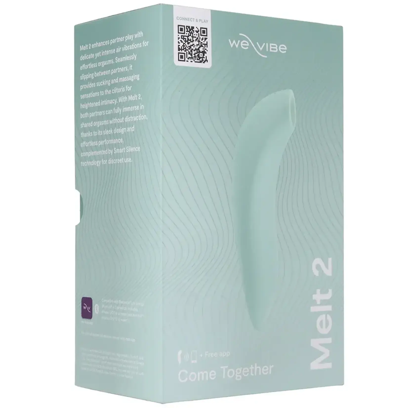 We-Vibe We-Vibe Melt 2 Rechargeable Silicone Couples Vibrator - Sage