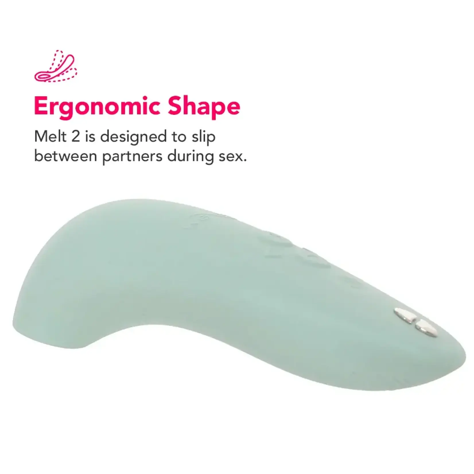 We-Vibe We-Vibe Melt 2 Rechargeable Silicone Couples Vibrator - Sage