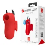 Pretty Love Magic Devil Finger Vibrator - Red