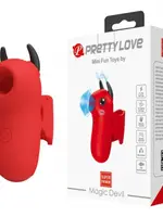 Pretty Love Magic Devil Finger Vibrator - Red