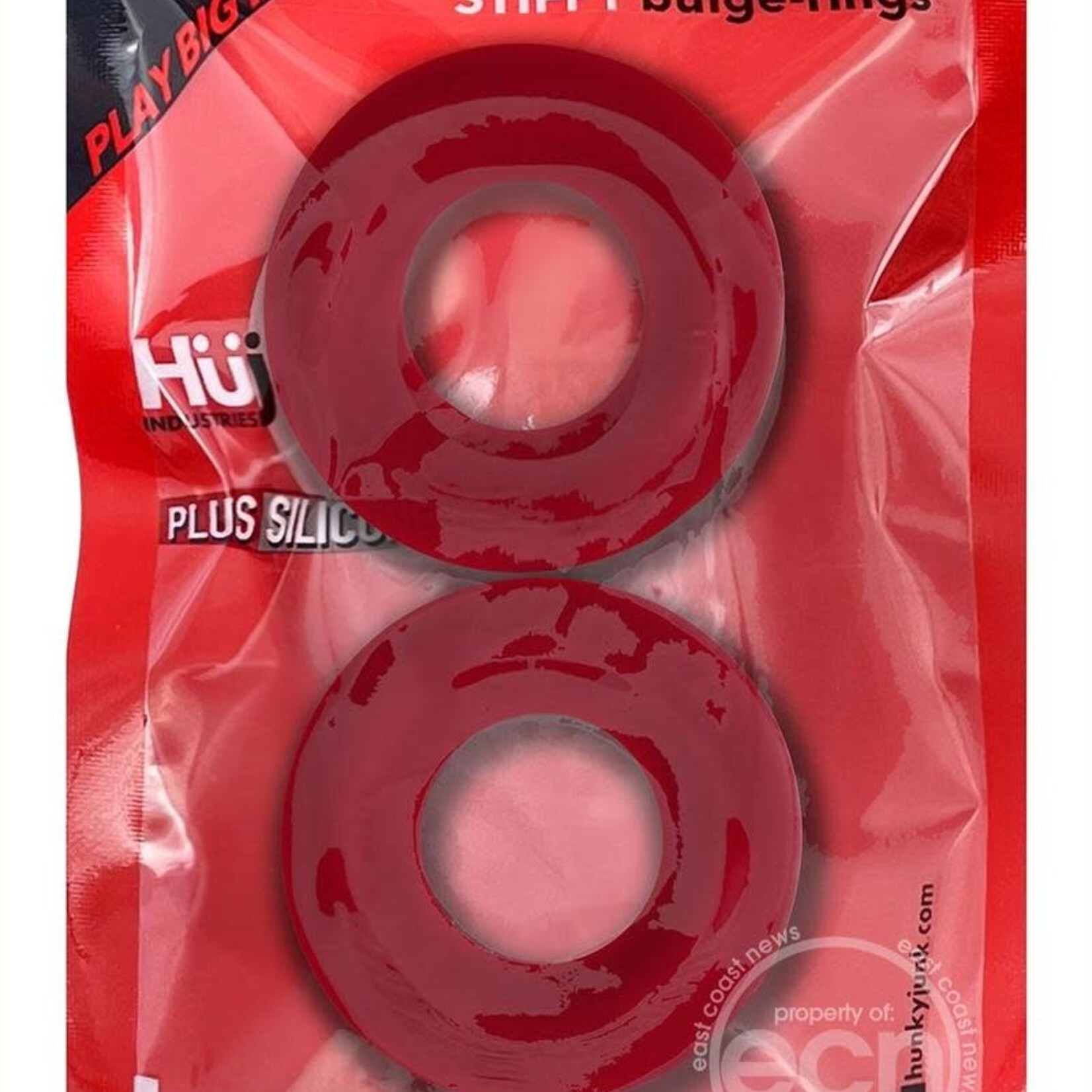 HunkyJunk Hunkyjunk Stiffy Bulge Silicone Cock Rings (2 pack)
