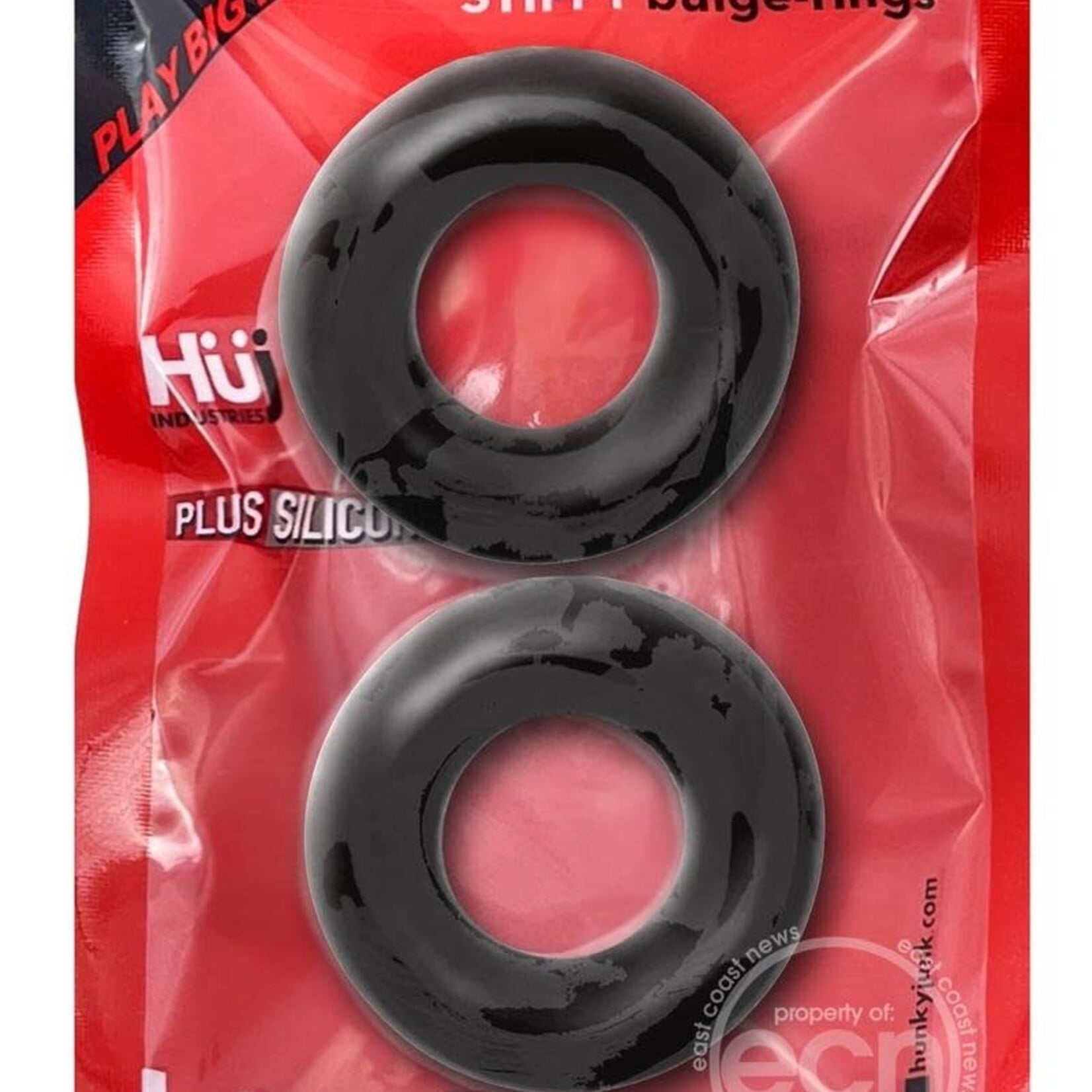 HunkyJunk Hunkyjunk Stiffy Bulge Silicone Cock Rings (2 pack)