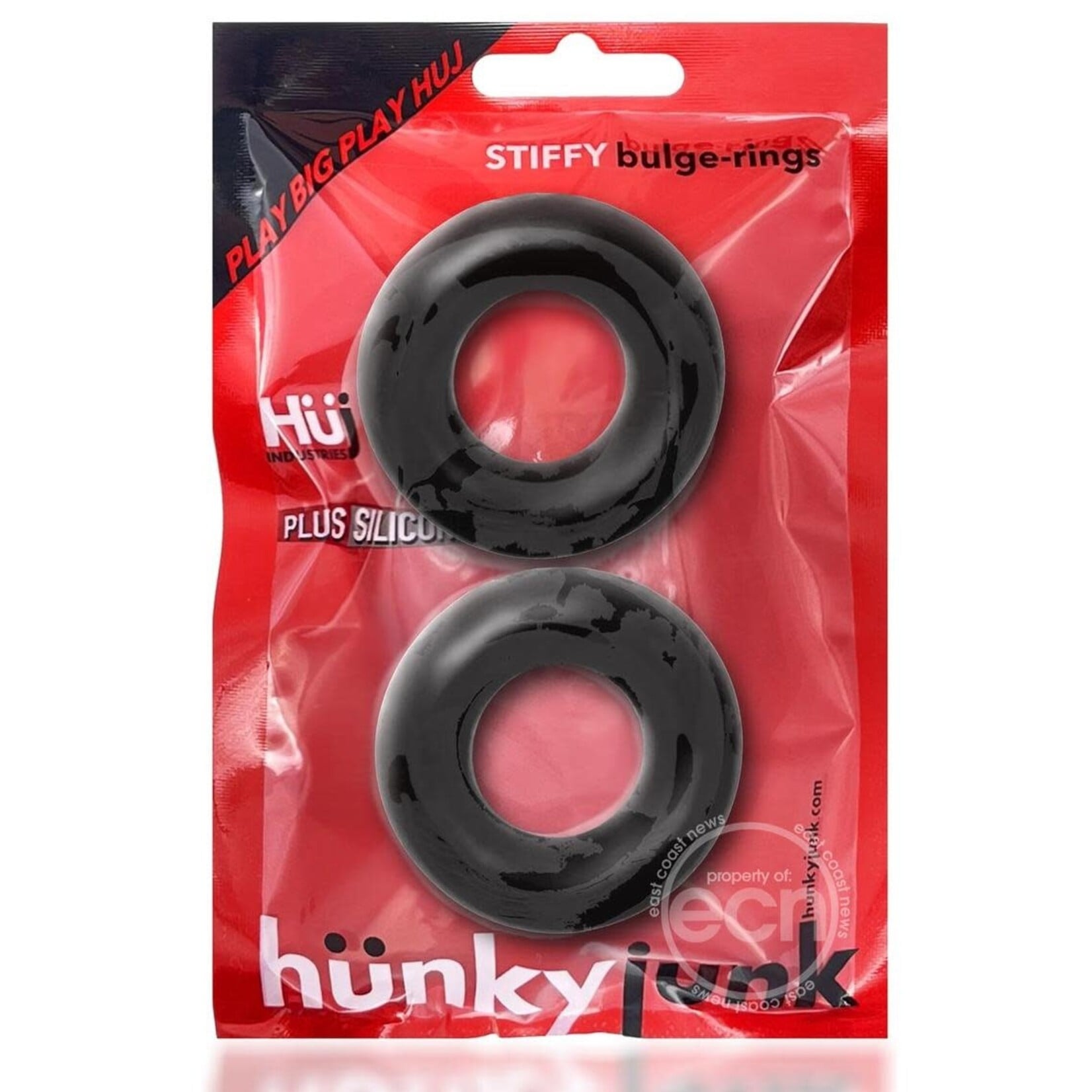 HunkyJunk Hunkyjunk Stiffy Bulge Silicone Cock Rings (2 pack)
