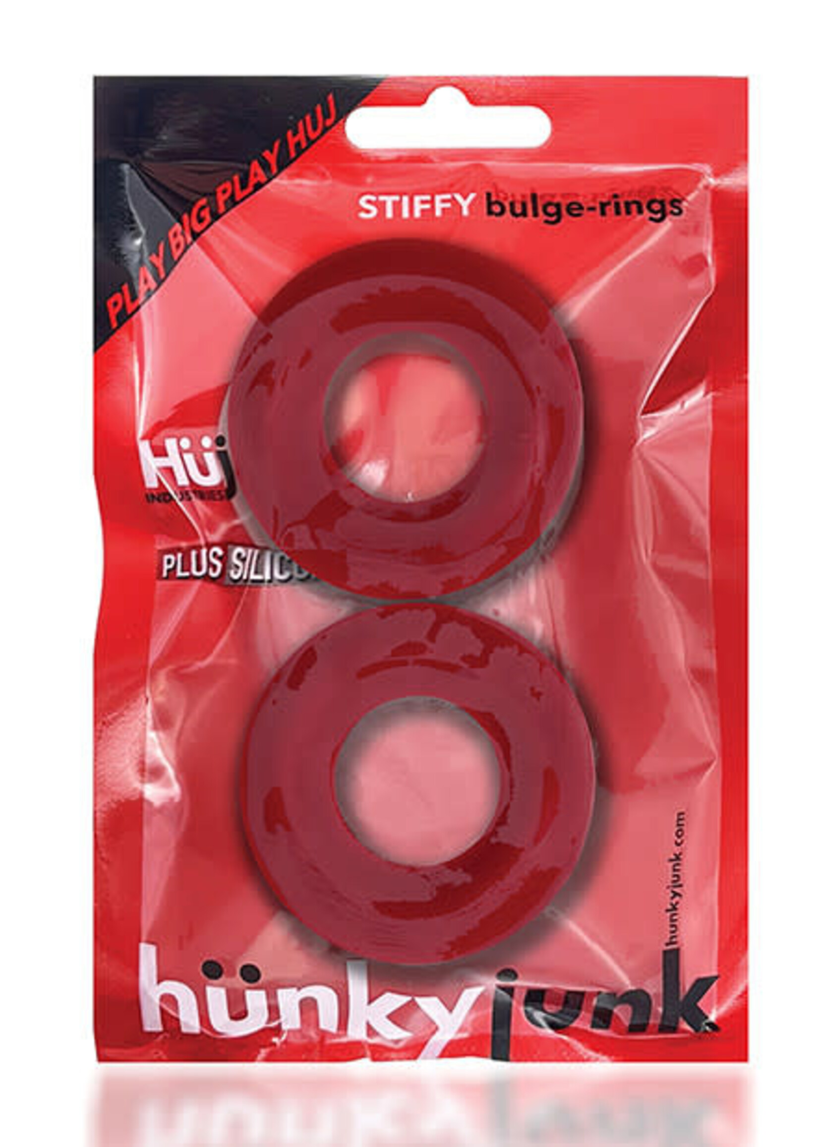 HunkyJunk Hunkyjunk Stiffy Bulge Silicone Cock Rings (2 pack)