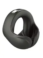 NassToys CockPower Scrotum Hugger Rechargeable Silicone Cock Ring- Black