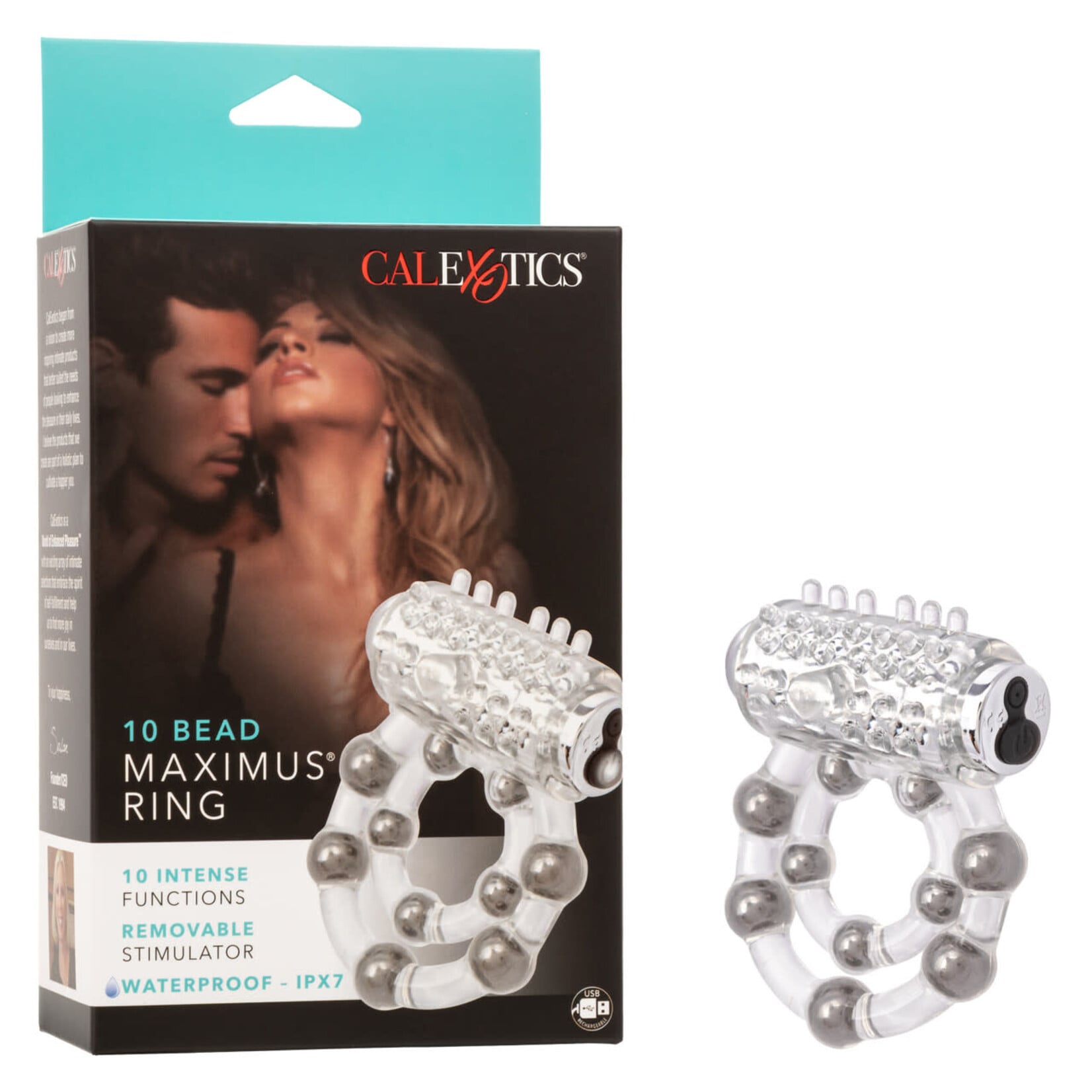 Calexotics Maximus Enhancement Ring 10 Stoker Beads Rechargeable