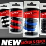 HunkyJunk Hunkyjunk Jacker 5 Stack Super-Strong Cockrings (5 Pack)