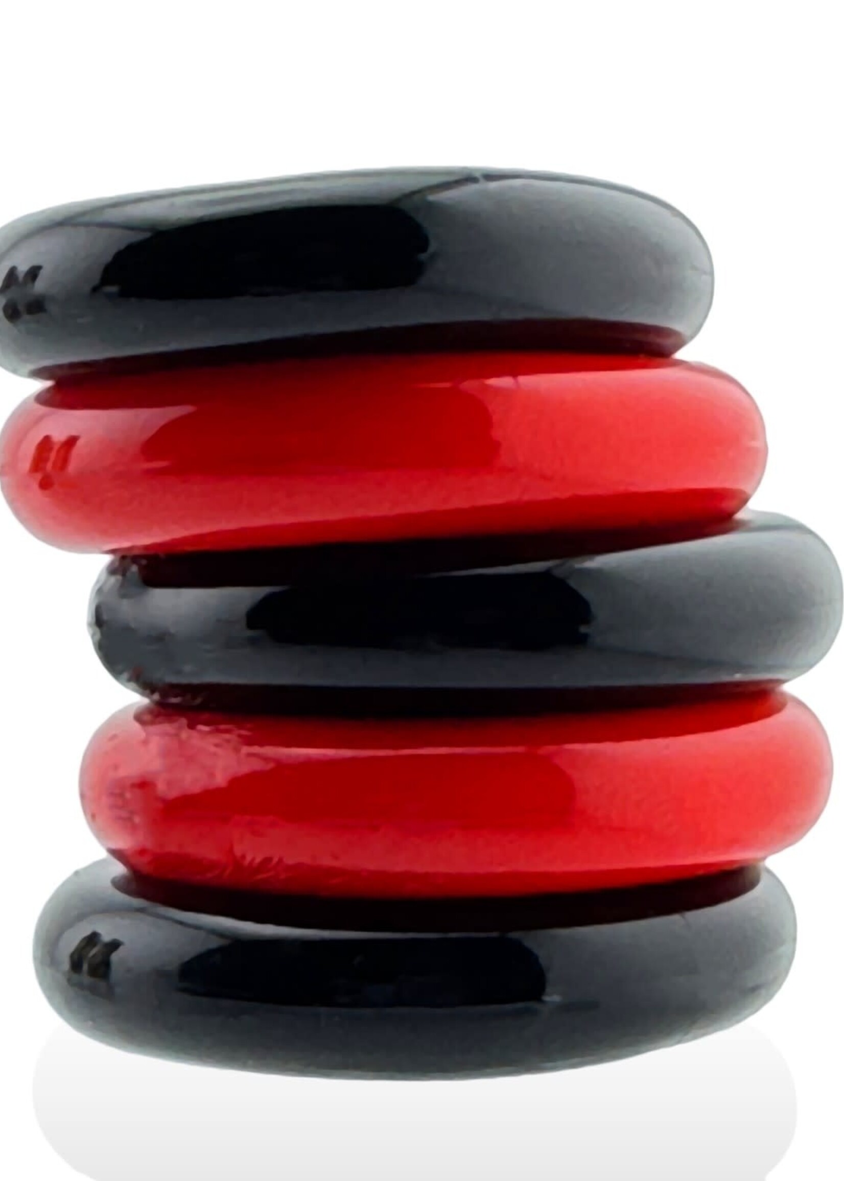 HunkyJunk Hunkyjunk Jacker 5 Stack Super-Strong Cockrings (5 Pack)