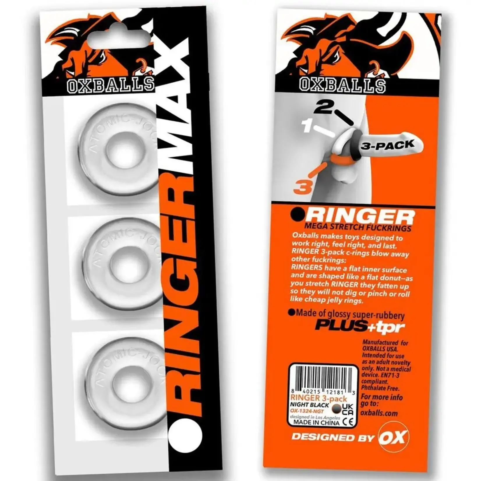 Oxballs Ringer Max 3-Pack
