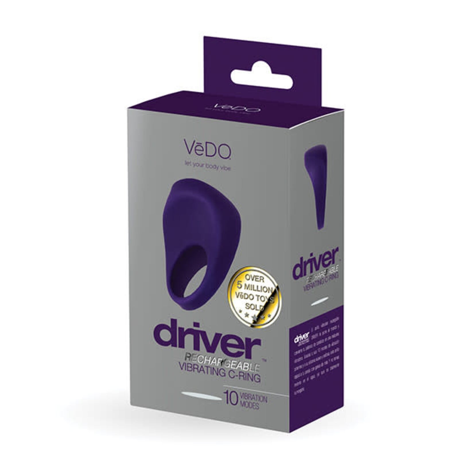 VeDO Vedo Driver Rechargeable Vibrating C-Ring