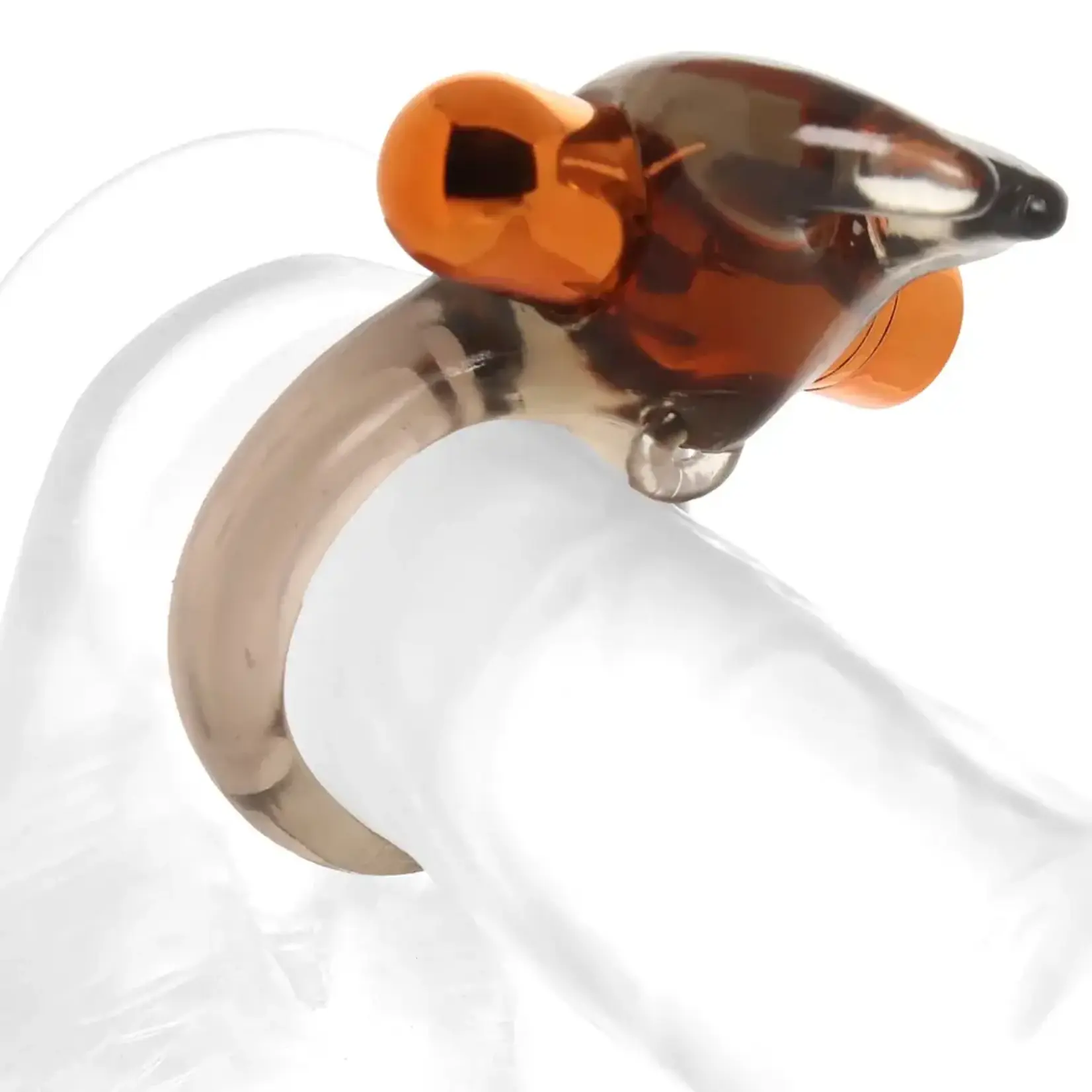 Blush Stay Hard Vibrating Cock Ring Set With Sleeve -