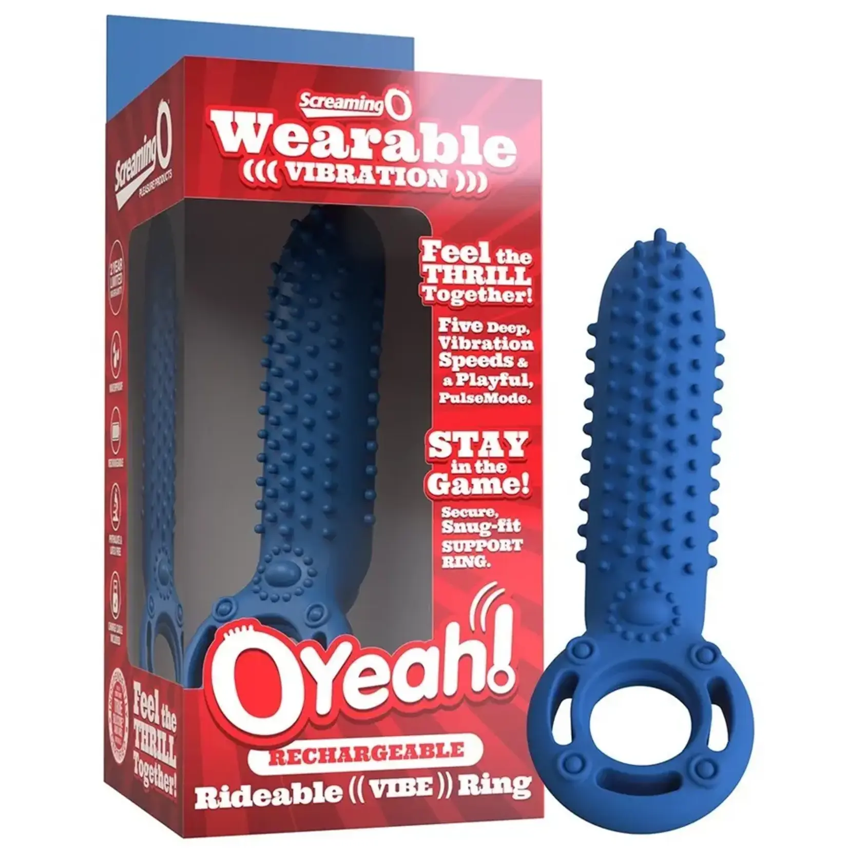 Screaming O Rechargeable O Yeah Silicone Couple's Ring