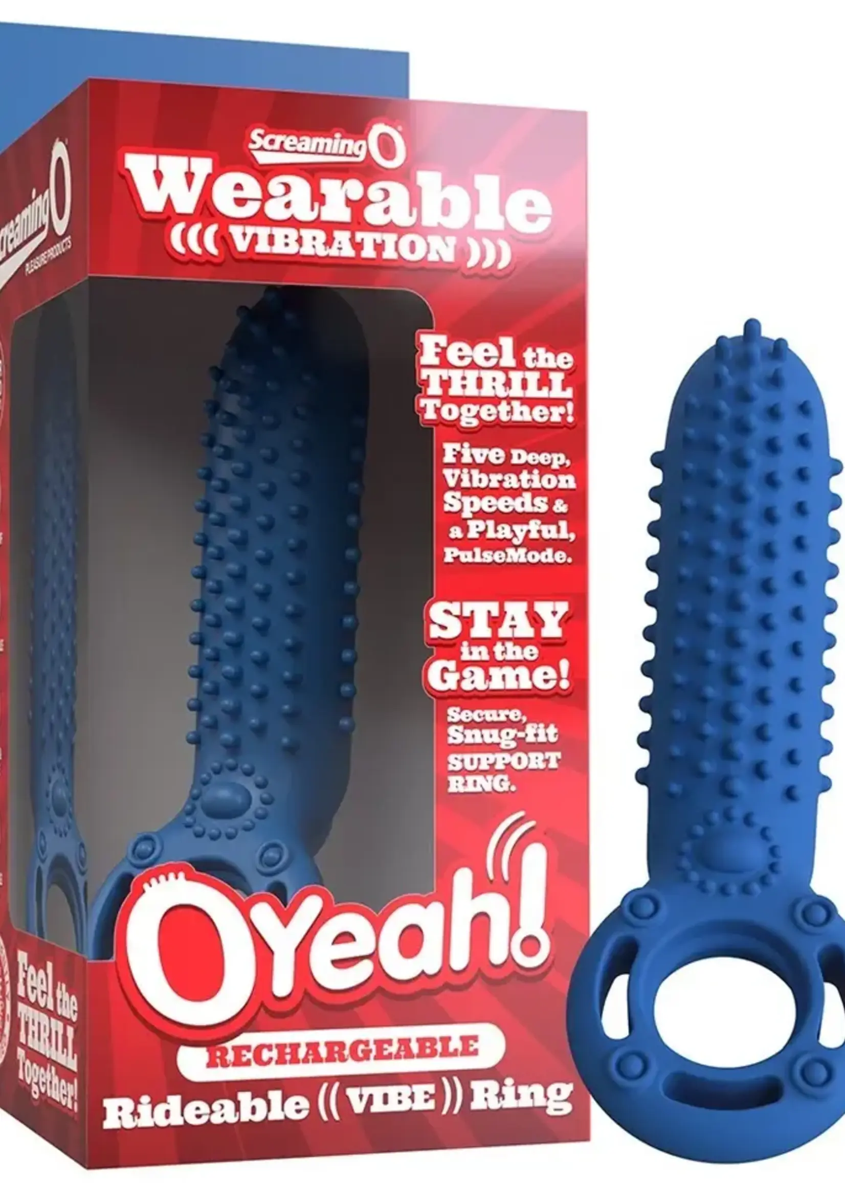 Screaming O Rechargeable O Yeah Silicone Couple's Ring