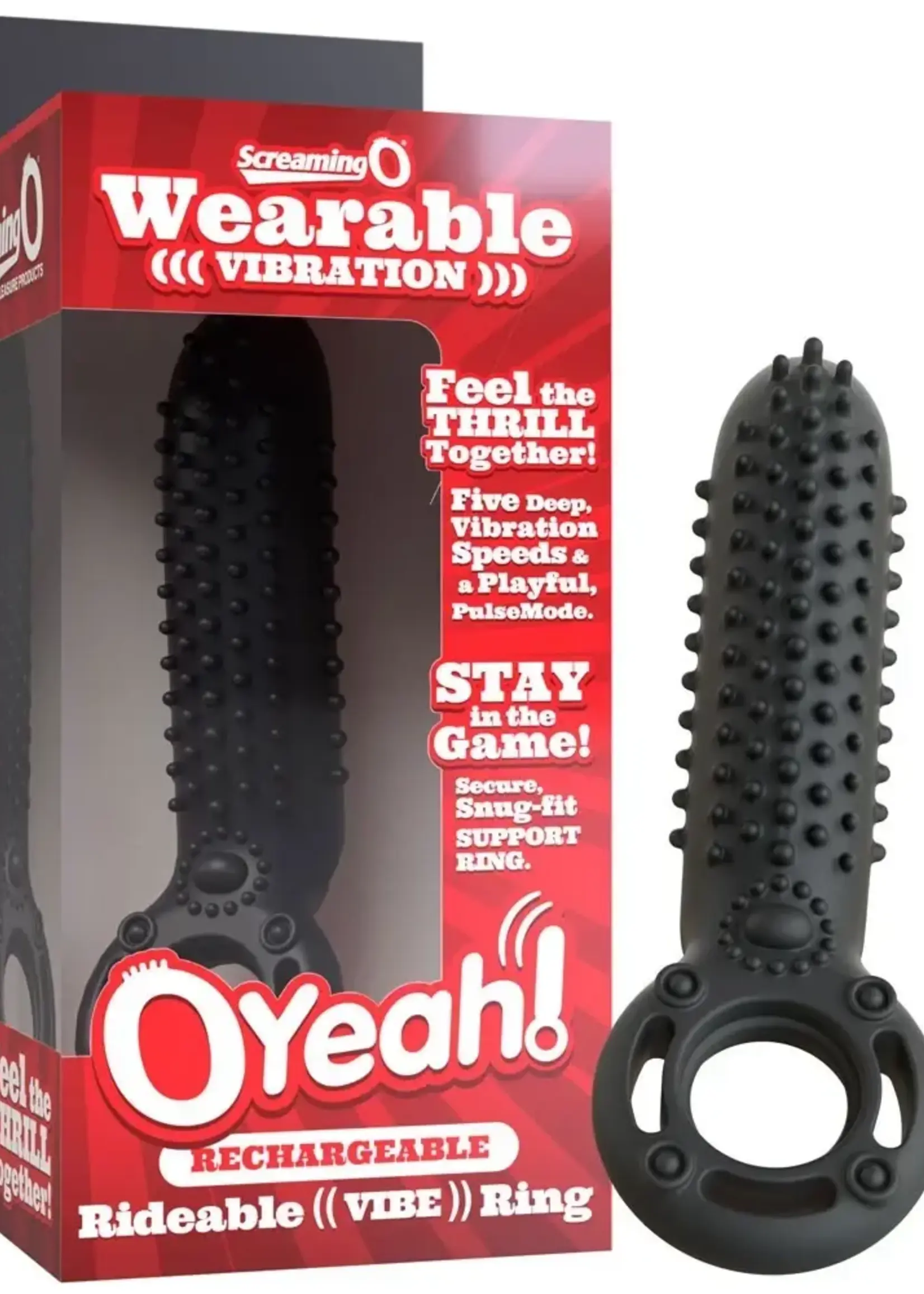 Screaming O Rechargeable O Yeah Silicone Couple's Ring