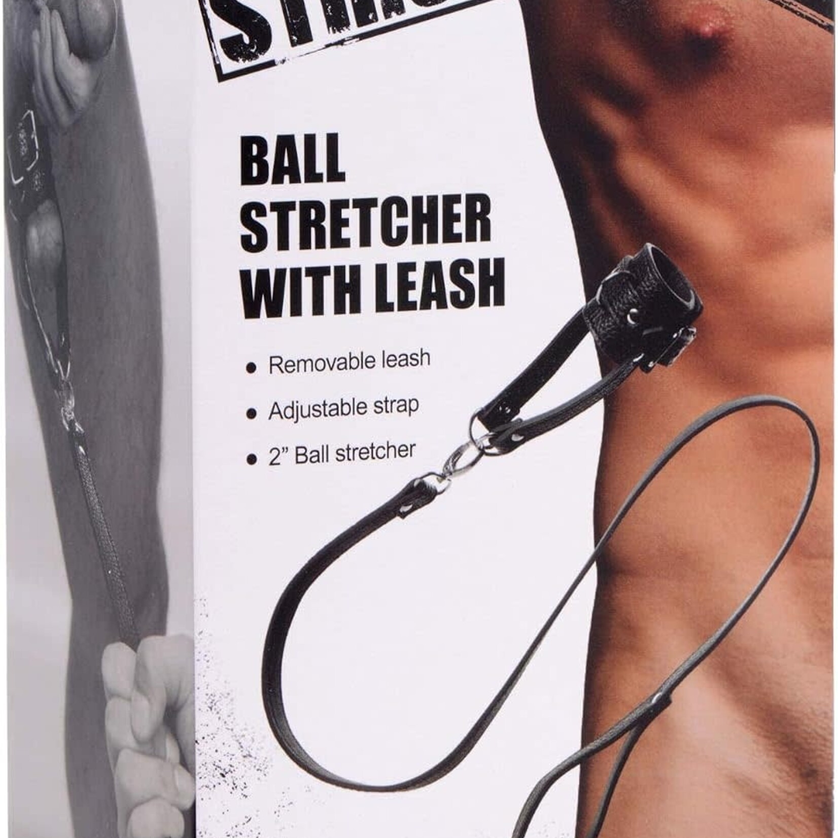 XR Brands Strict Ball Stretcher With Leash