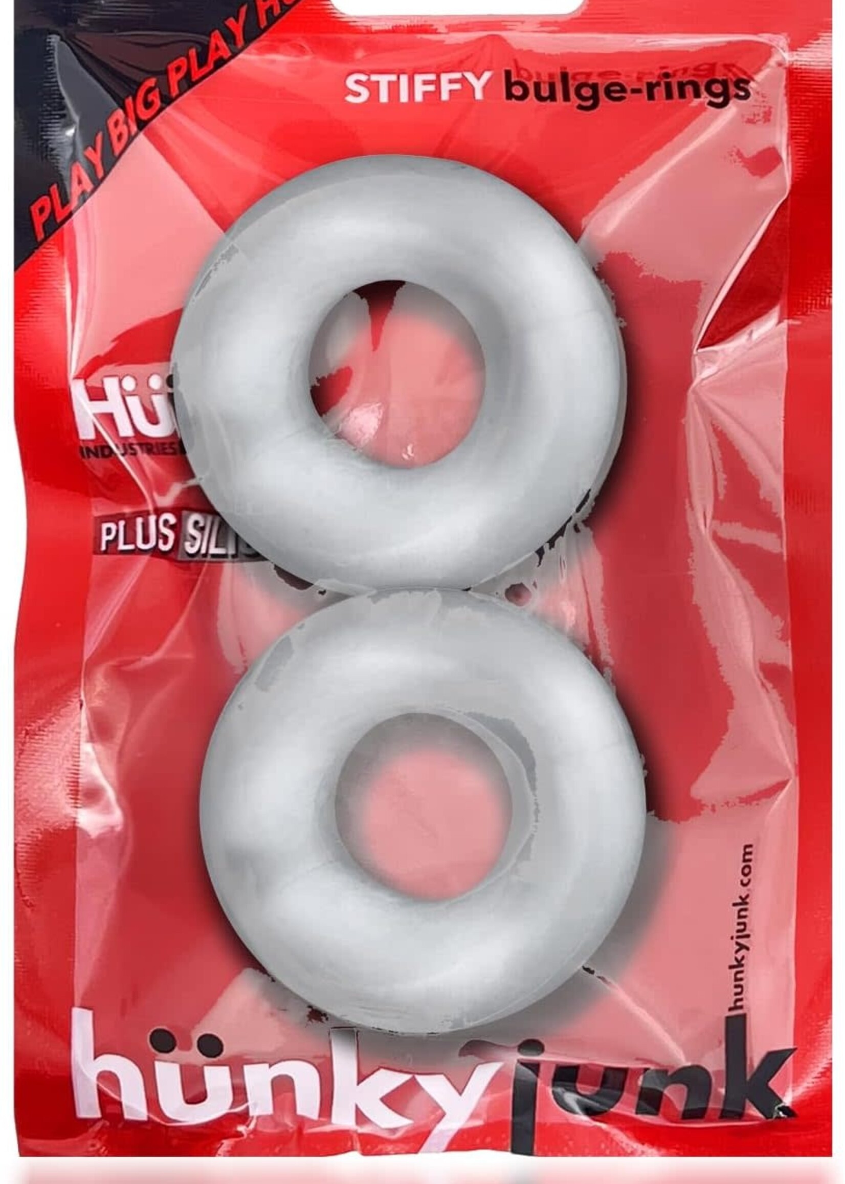 HunkyJunk Hunkyjunk Stiffy Bulge Silicone Cock Rings (2 pack)