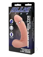 Electric Novelties Blue Line Bull Nose Glans Ring 32mm -Stainless Steel