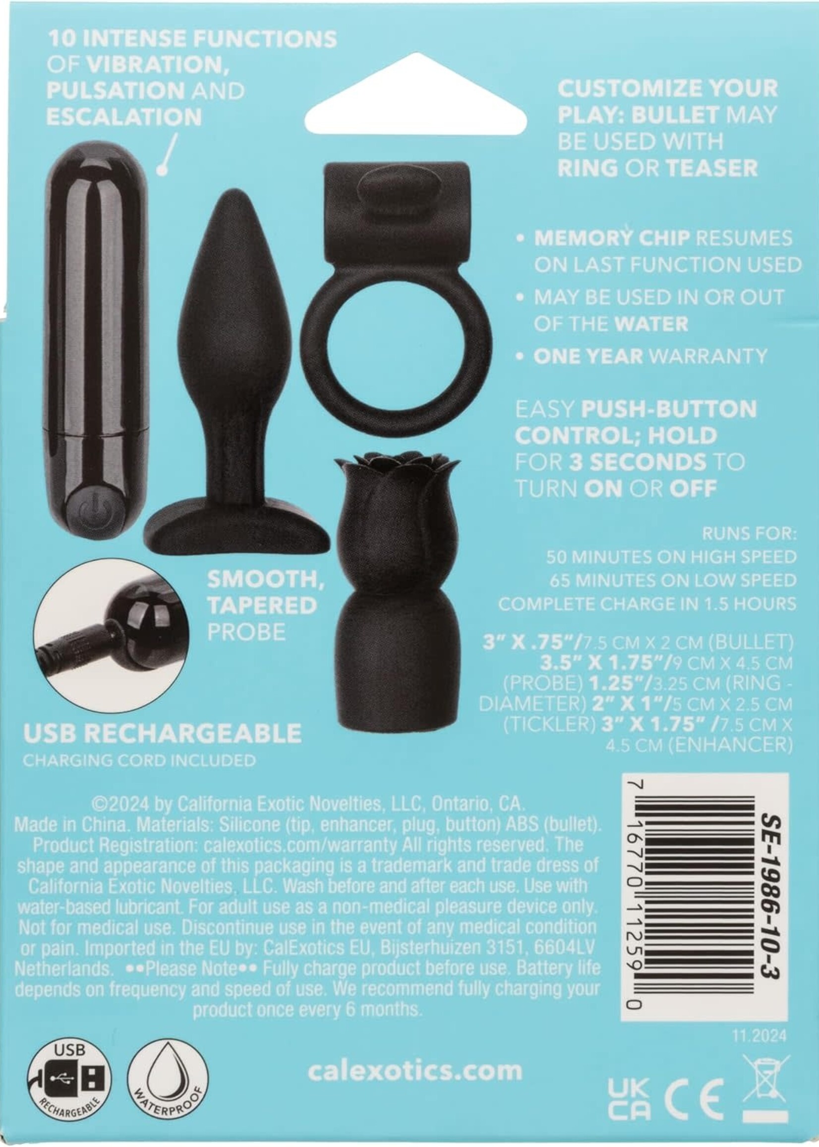 Calexotics Pleasure Kits Allure Collection - Black