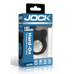 Curve Toys Jock Hard-On Vibrating Rechargeable Silicone Cock Ring - Black