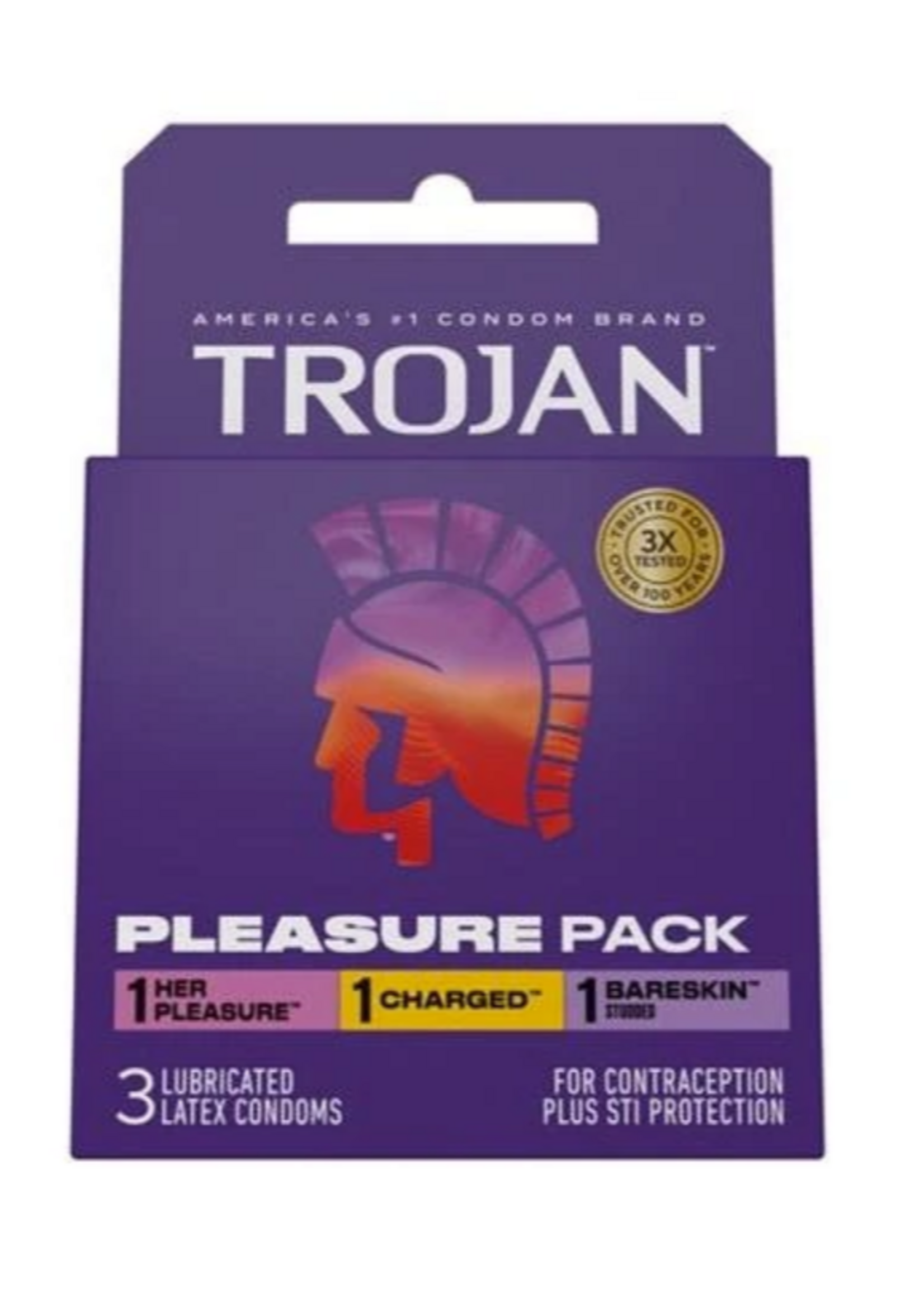 Trojan Condoms Trojan Pleasure Pack 3pk