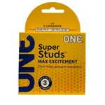 One Condoms One Super Studs 3Pk