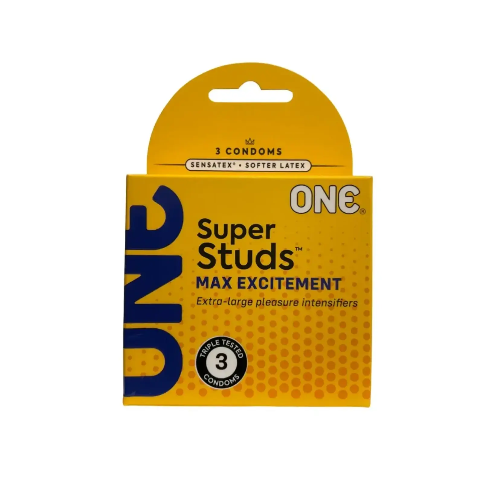 One Condoms One Super Studs 3Pk