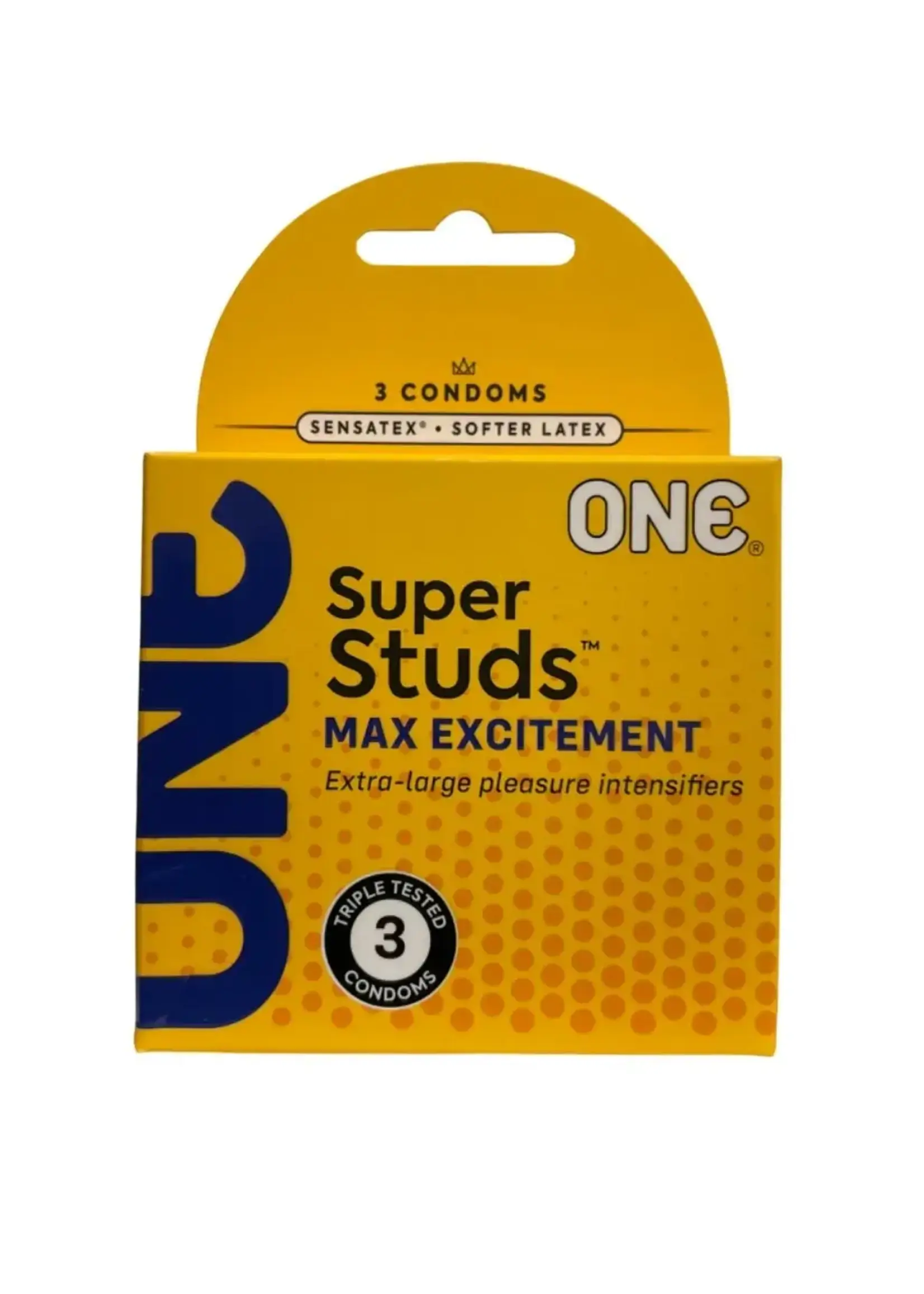 One Condoms One Super Studs 3Pk