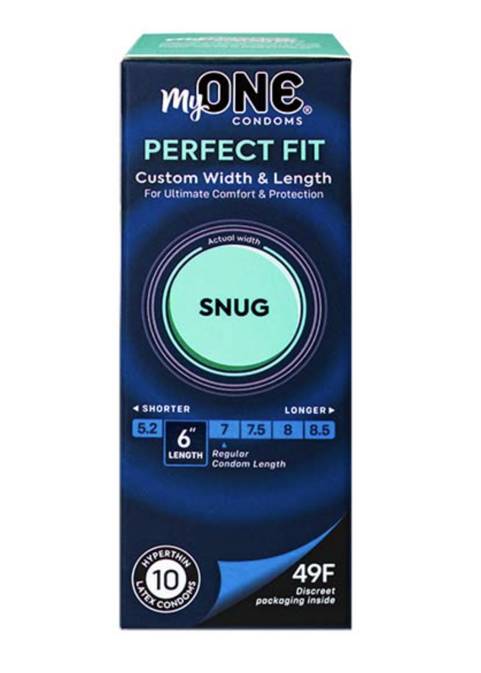 One Condoms My One Snug Condoms - Pack of 10