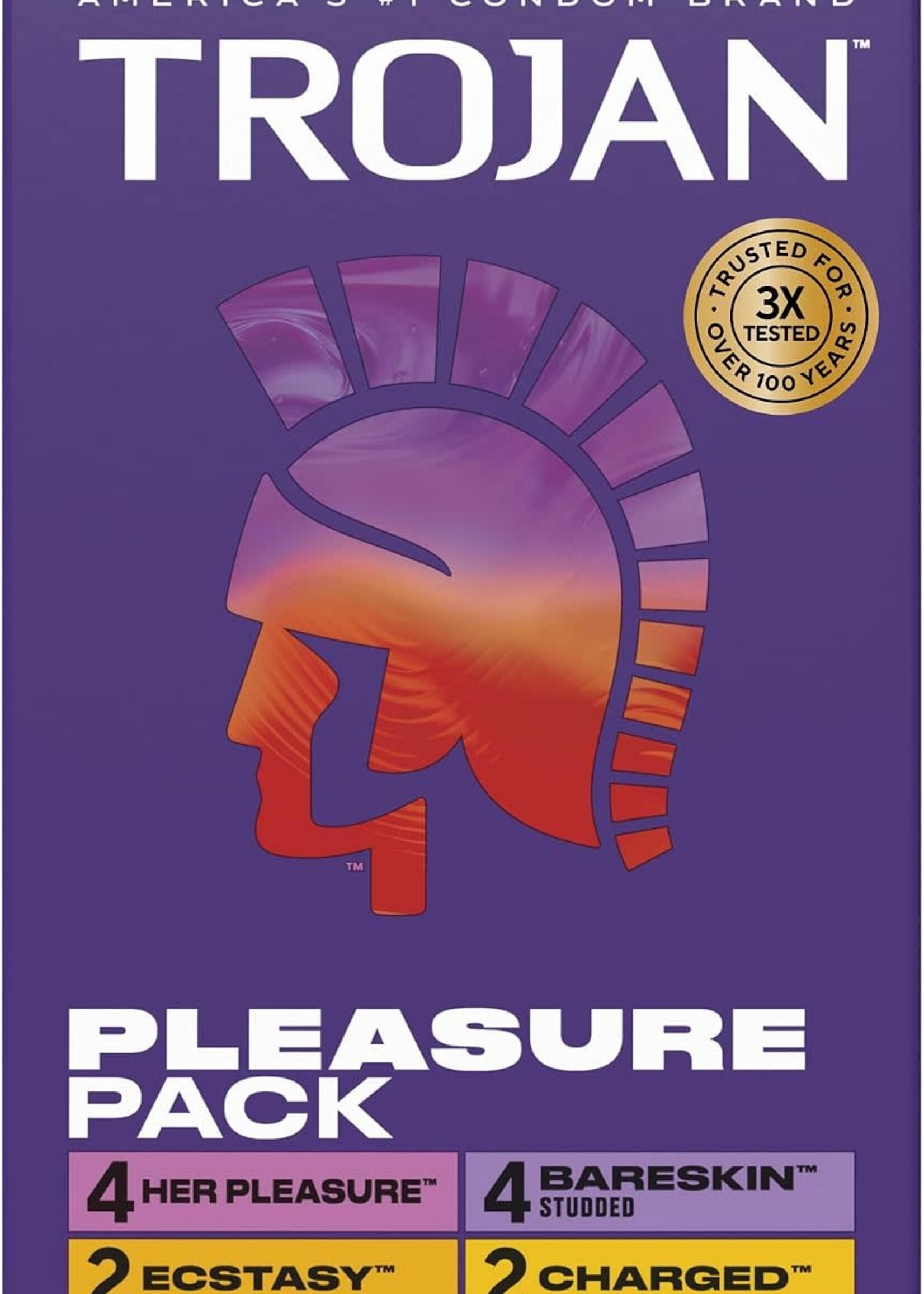 Trojan Condoms Trojan Pleasure Pack 12pk