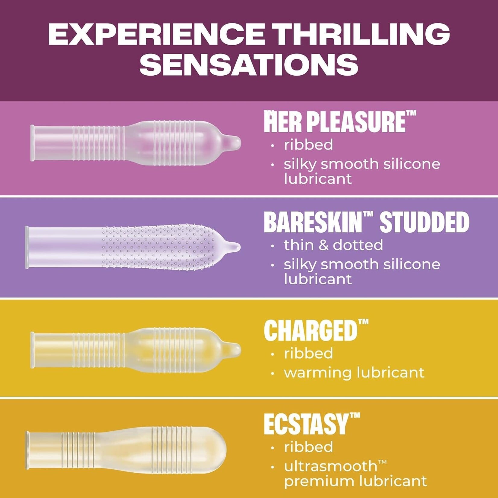 Trojan Condoms Trojan Pleasure Pack 12pk