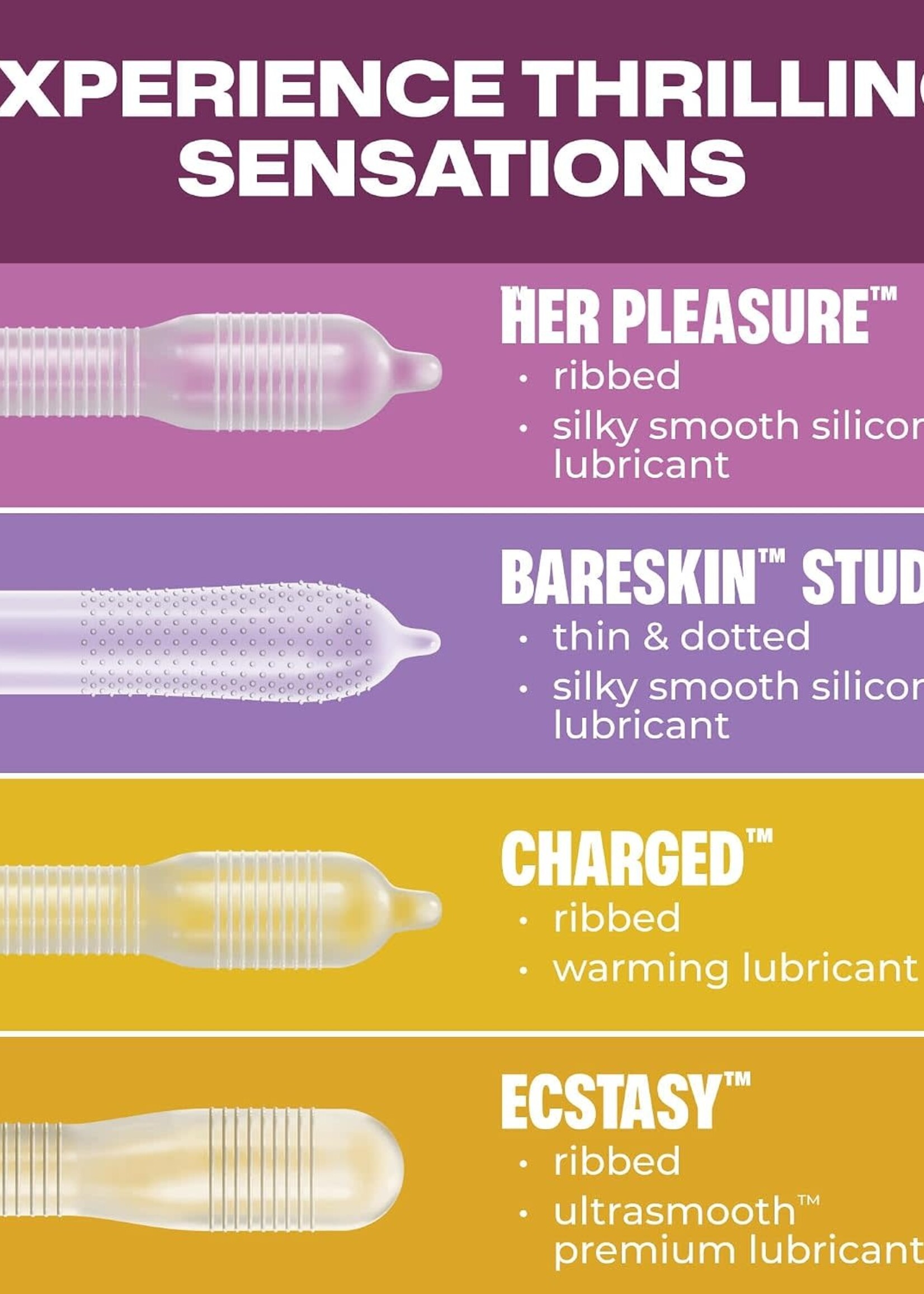 Trojan Condoms Trojan Pleasure Pack 12pk
