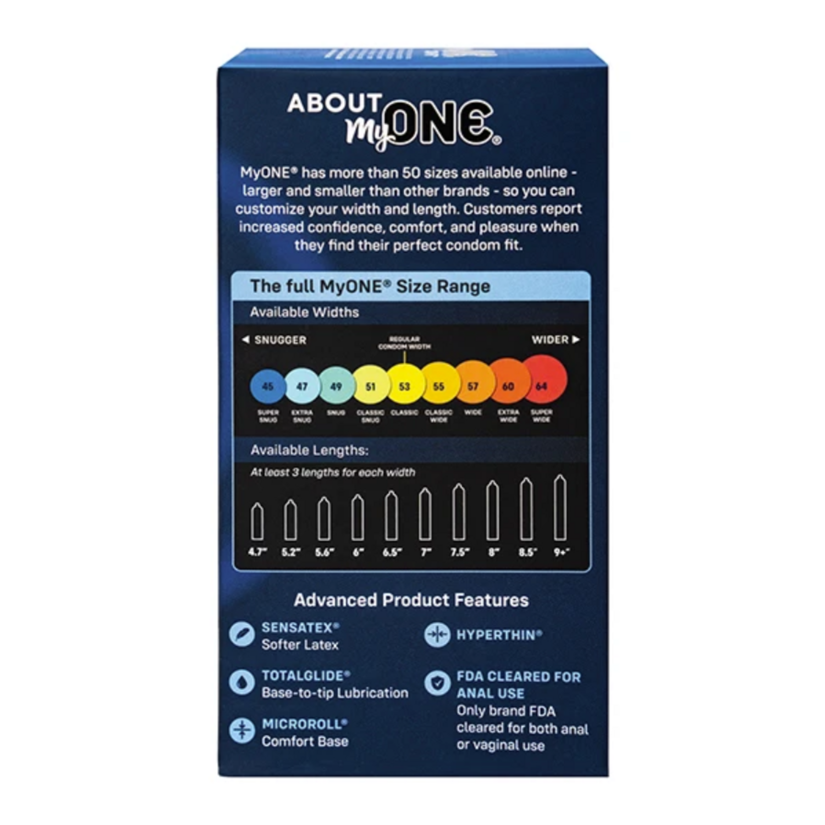 One Condoms My One Super Snug Condoms - Pack of 10
