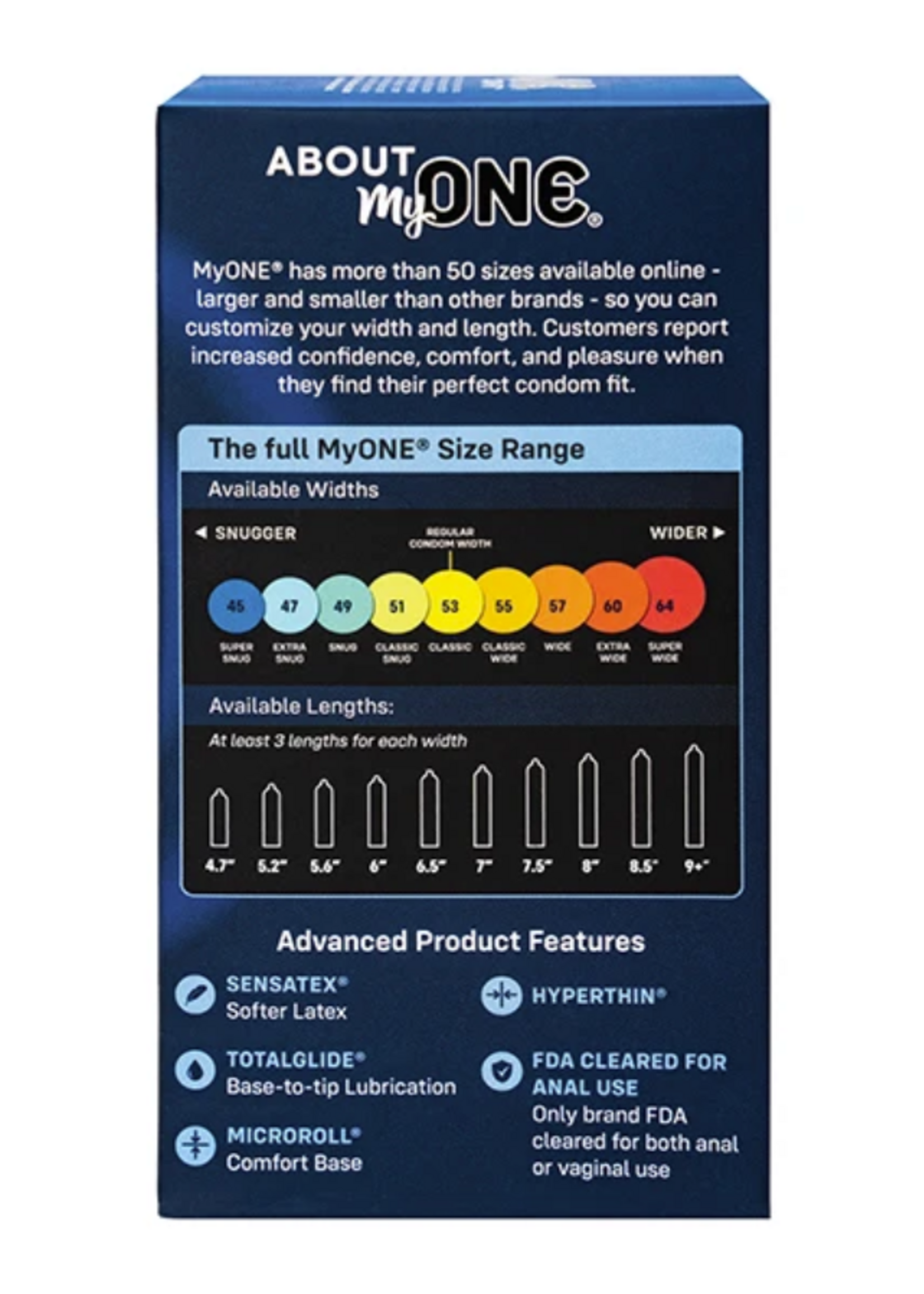 One Condoms My One Super Snug Condoms - Pack of 10