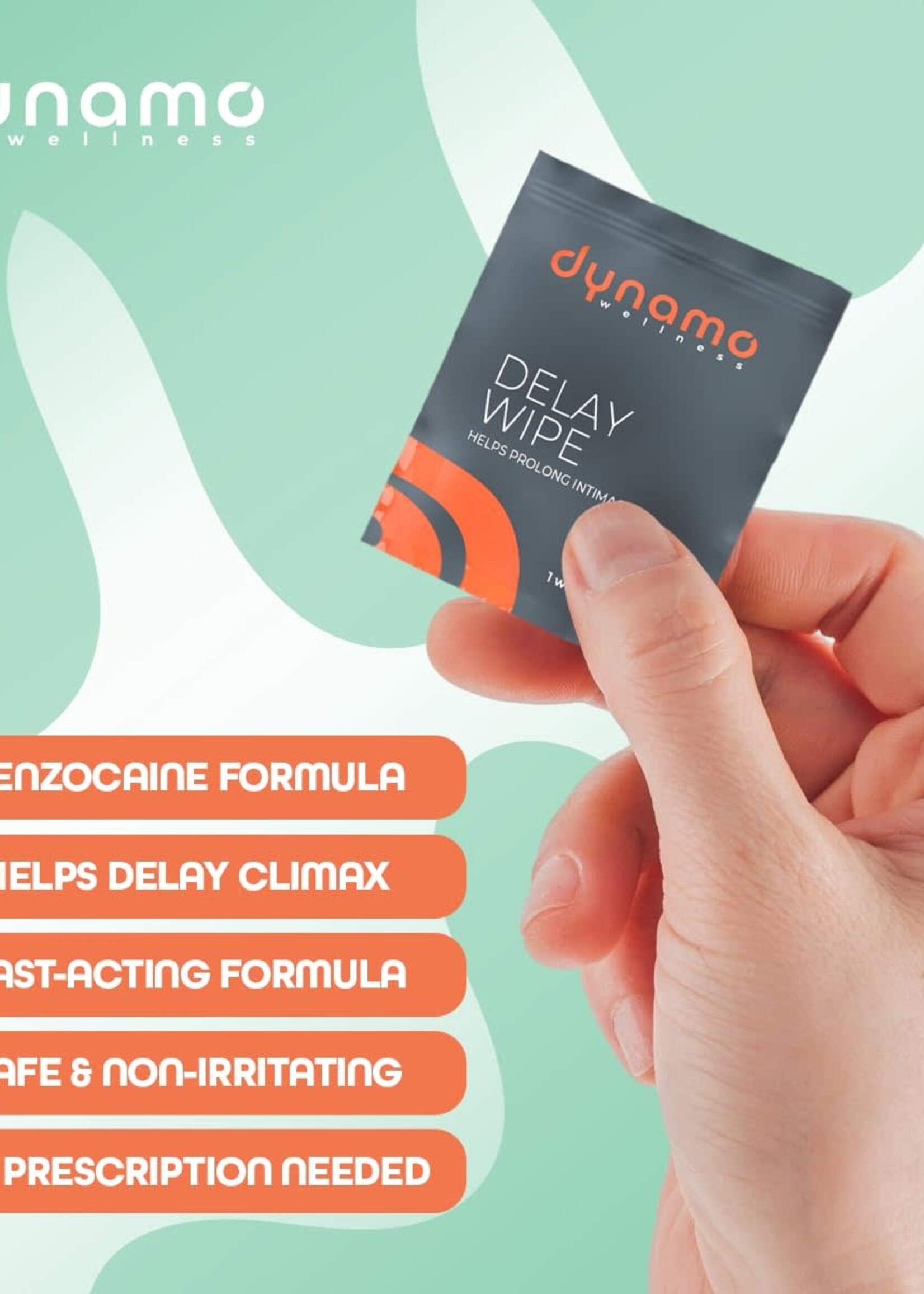 Screaming O Dynamo Wellness Delay Wipe 4% 6pk