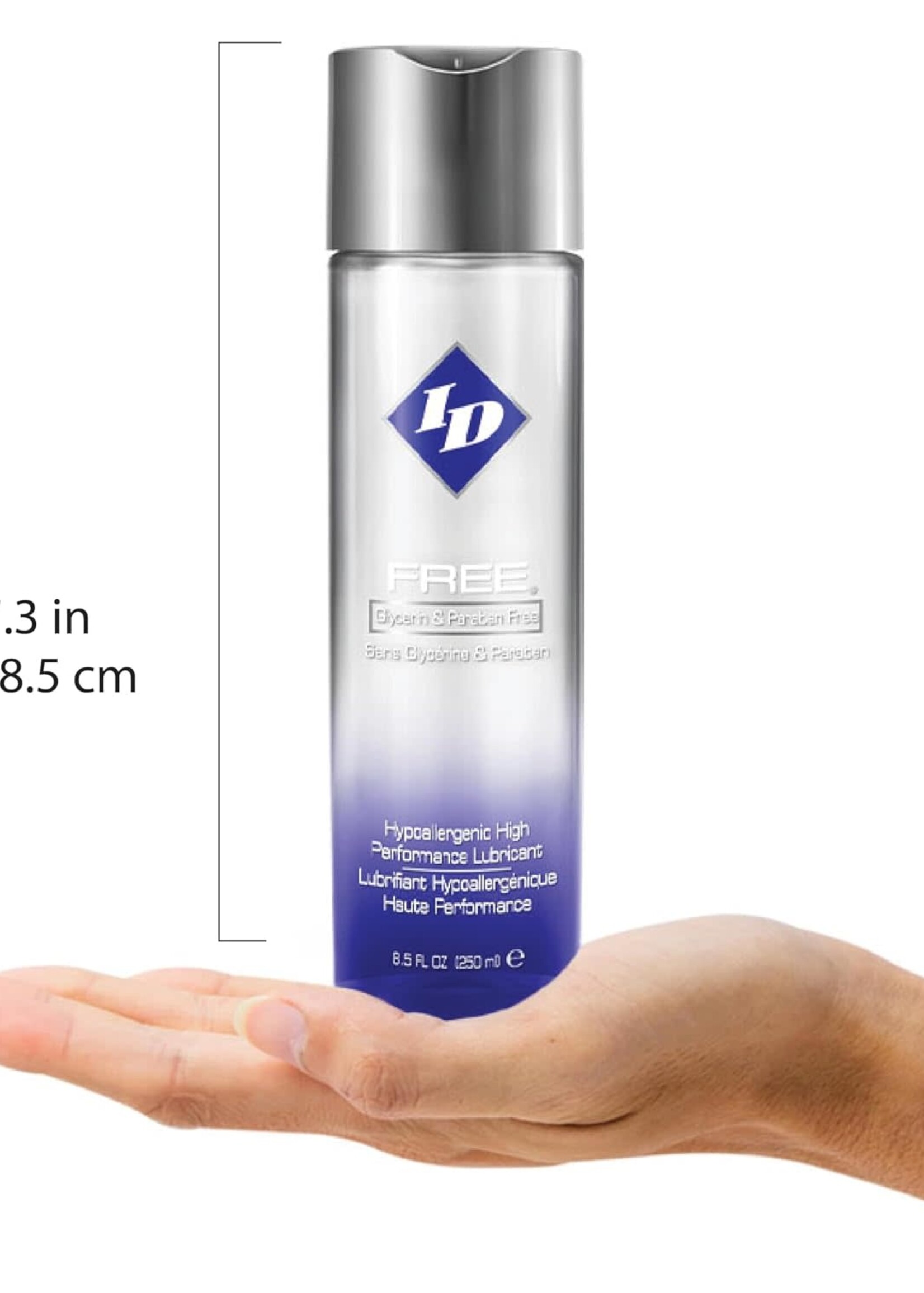 ID Lubricants ID Lubricants Free - Hypoallergenic High Performance Water Based Lubricant - 8.5 fl. oz.